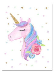 Diamond Painting - 5D Diamond Painting - Das blumige Einhorn - 30x40 - Square Drill - DIY Painting